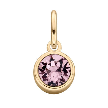 Gold Plated June Birthstone Charm