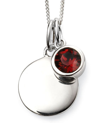 January Birthstone Necklace
