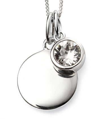 April Birthstone Necklace
