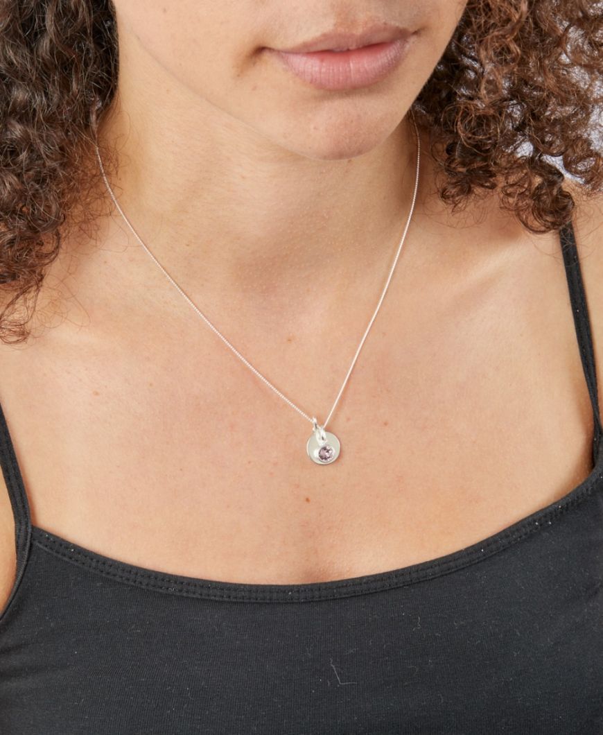 June Birthstone Necklace