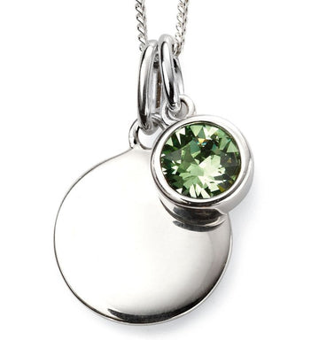 August Birthstone Necklace