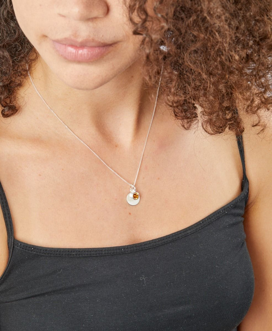 November Birthstone Necklace