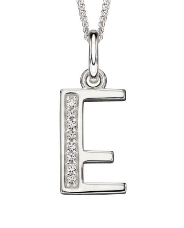 Initial E Necklace