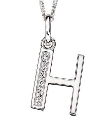 Initial H Necklace
