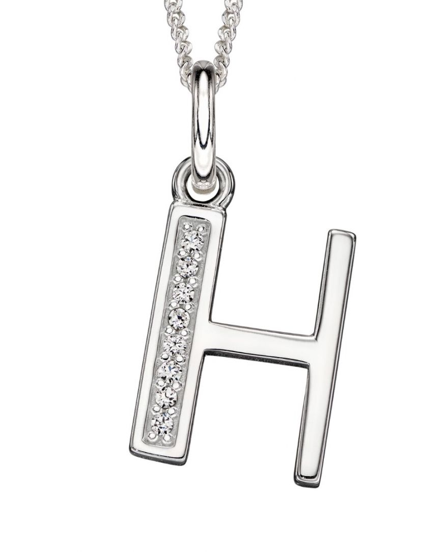 Initial H Necklace