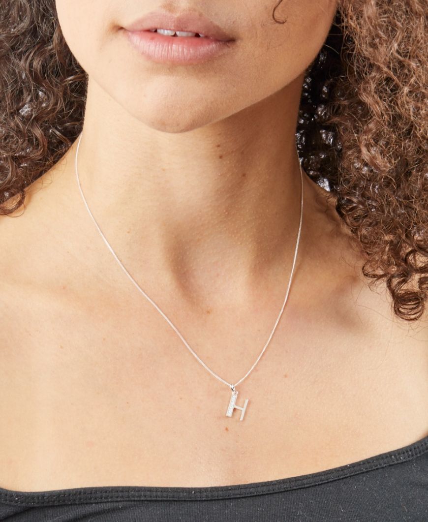 Initial H Necklace