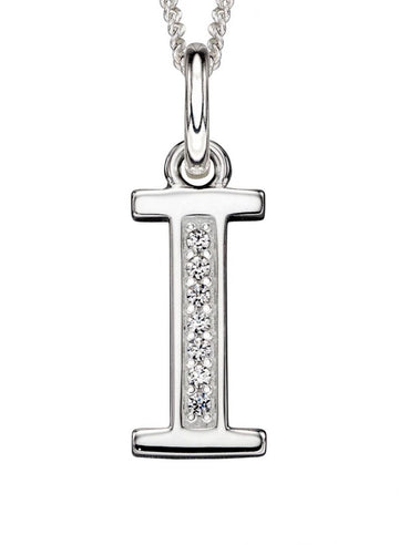Initial I Necklace