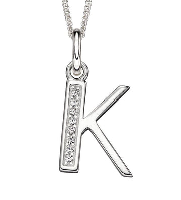 Initial K Necklace