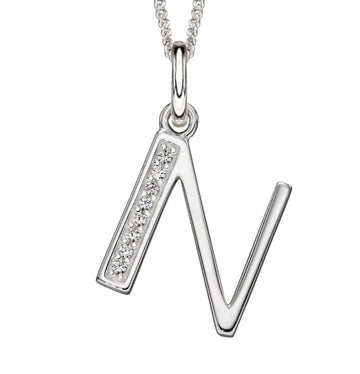 Initial N Necklace