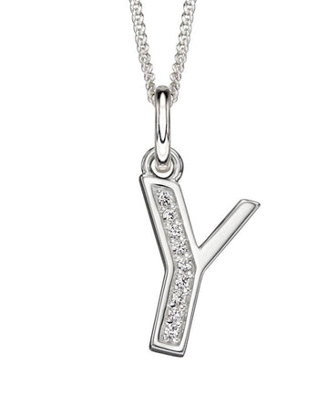 Initial Y Necklace