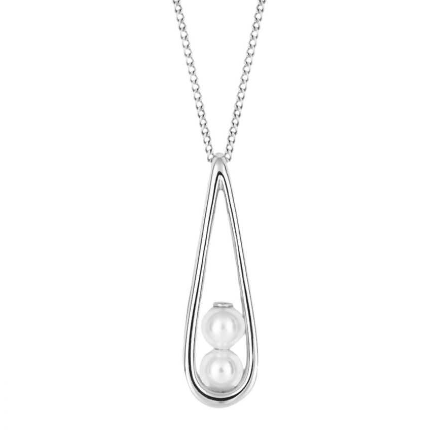 Fiorelli - Teardrop Pendant With Encased Shell Pearls