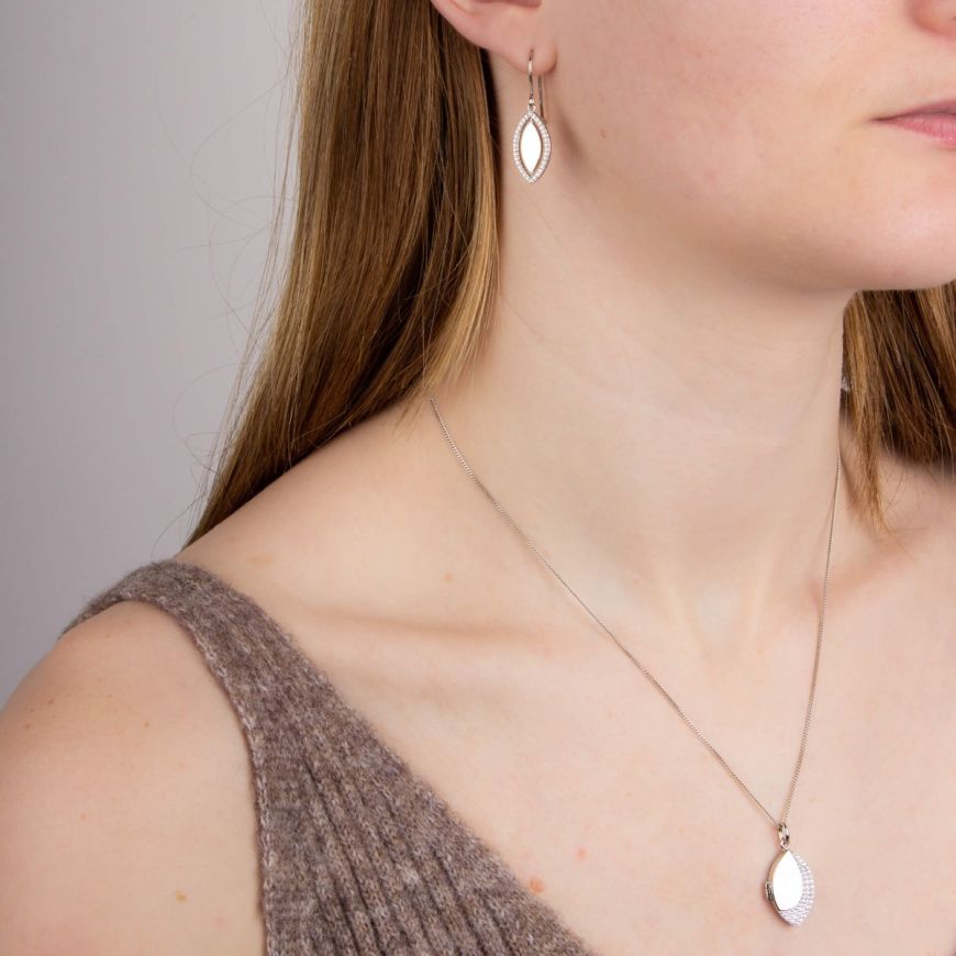 Fiorelli - Navette Locket With CZ