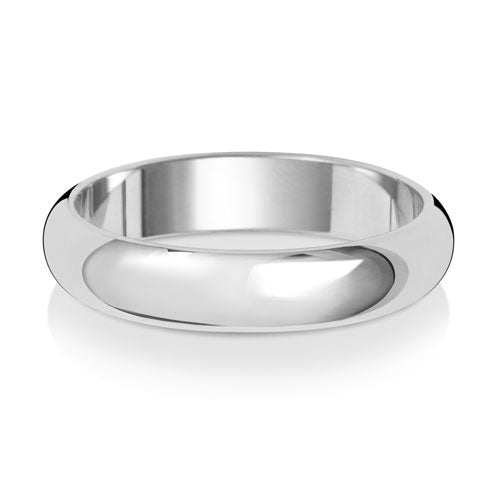 9ct White Gold Wedding Ring