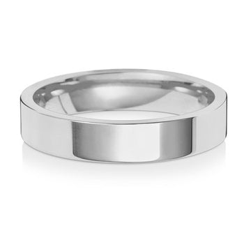 9ct White Gold Wedding Ring