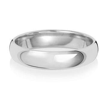 9ct White Gold Wedding Ring