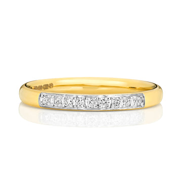 9ct Yellow Gold Wedding/Eternity Ring
