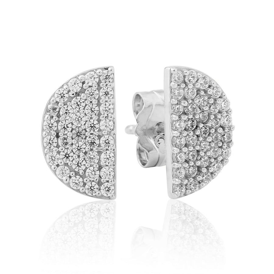 Waterford Crystal - Half Circle Earrings